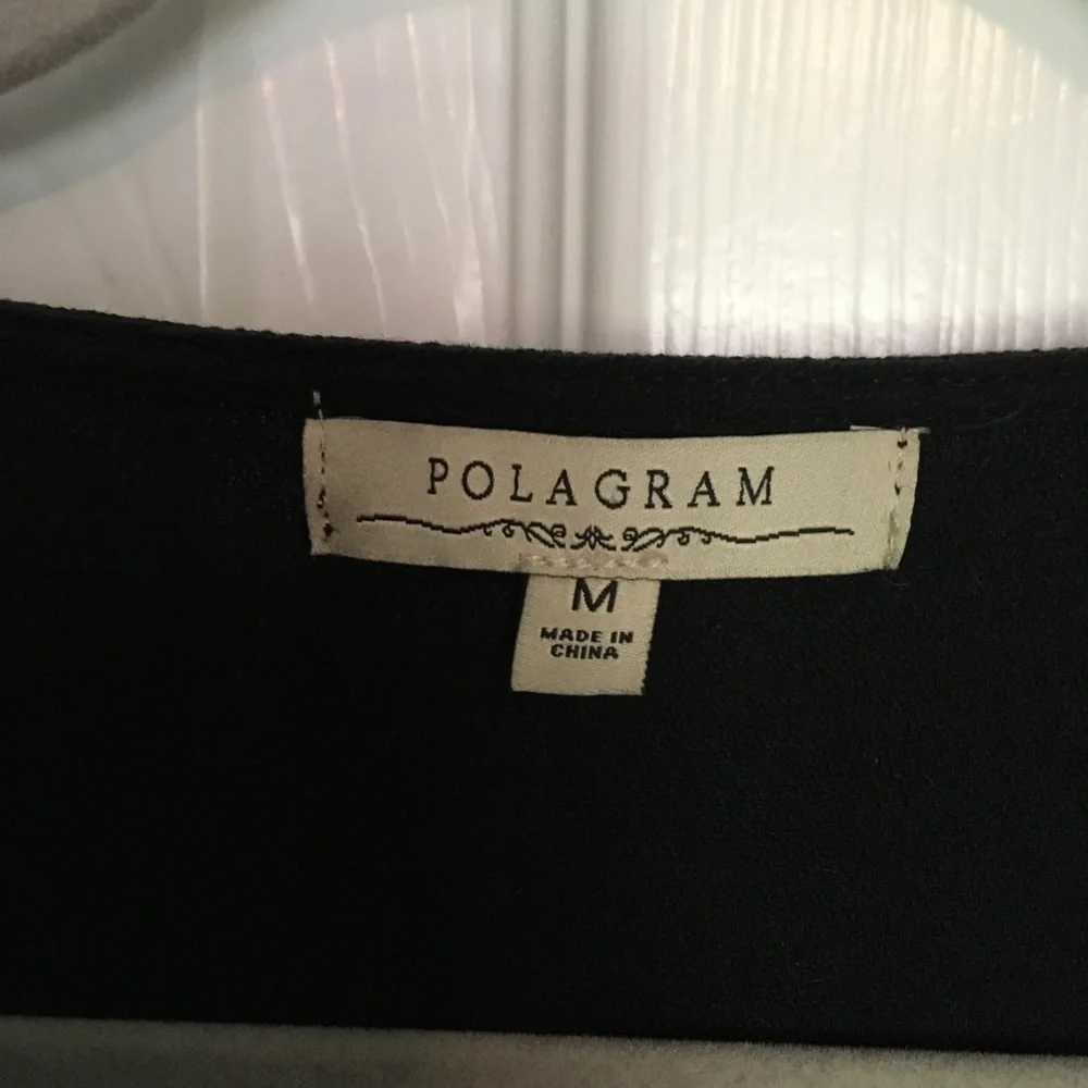 Polagram Black Lined Dress - Picture 2 of 7